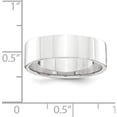 thumbnail image 2 of Platinum 6mm Flat Size 8 Wedding Band Made In United States pfb060-8.5, 2 of 5