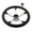 Black3, variant on Stainless Steel Boat Steering Wheel 5 Spoke W/Turning Knob 13.98 Inches foam material grip 25 Degree to install, high performance