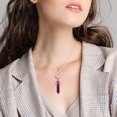 thumbnail image 3 of Guodhu Pentagram Necklace Crystal Birthstone Chakra Pendant Necklaces for Women Choker Necklace Gothic Jewelry Y2K Goth Accessories, 3 of 3