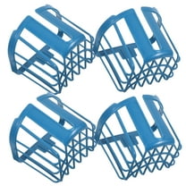 Soimiss 4pcs Planters For Patio And Garden Blue Plastic Wall Mounted Fern Planter Basket For Homeowners