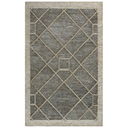 Rizzy Rugs Vista Area Rug A09111 Beige Blocks Angled 5  x 7  6  Rectangle Manufacturer: Rizzy Rugs Collection: Vista Rugs Style: Vista Rugs: A09111 Beige Specs: SyntheticsOrigin: Made in India