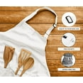 thumbnail image 2 of Noir Utopia Cuisine 2 Pack Tablier bavette ajustable avec 2 poches, 2 of 5