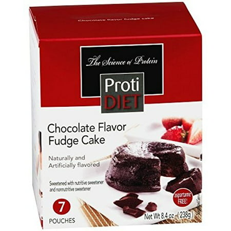 Protidiet High Protein Chocolate Flavor Fudge Cake 7 (Best Cake Mix Uk)