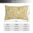 thumbnail image 2 of Naloa Cute Bee Gnomes Pillow Covers, Throw Pillow Case Cushion Covers,Cushion for Bedroom,Couch,Home-14"x20", 2 of 6