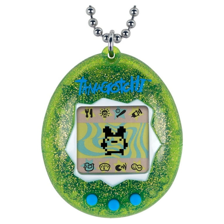 Original Tamagotchi - Green Glitter - Electronic Pets