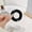 Black, variant on Transparent CD pattern magnetic ring wireless charging ring label magnetic sheet creative and fashionable mobile phone stand compact and easy-to-use design