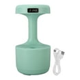 thumbnail image 1 of Humidificador antigravedad con forma de gota de agua, silencioso, nebulización fina, a prueba de fugas, alimentado por USB, color verde., 1 of 14