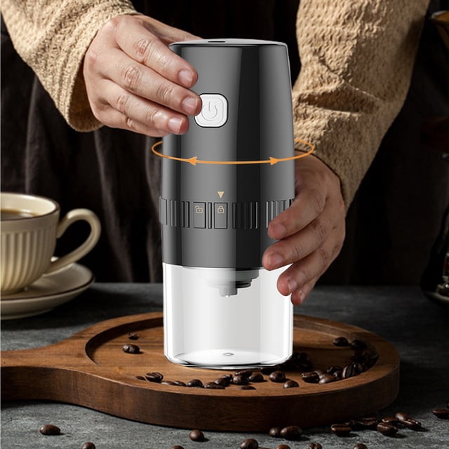 Danhjin Grinder Grinder Coffee Grinder, Adjustable Coffee Grinder, Rechargeable,,, Portable Grinder For Kitchen, Kitchen Appliances
