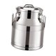 thumbnail image 1 of Lechera, cubo de leche, resistente, elegante, de acero inoxidable, ligero, para aceite, jarra, para apartamento, transporte, hogar, cafetería, cocina 28 litros, 1 of 8