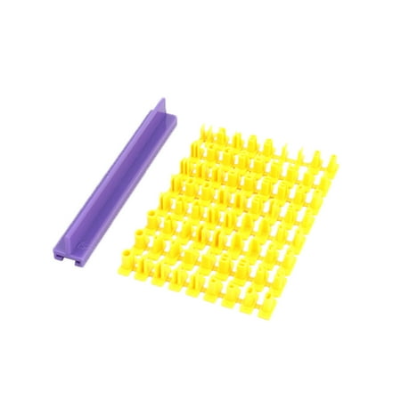 - Plastic English Letter Number Shaped Birthday Cake Handmade DIY Decor Mold Set