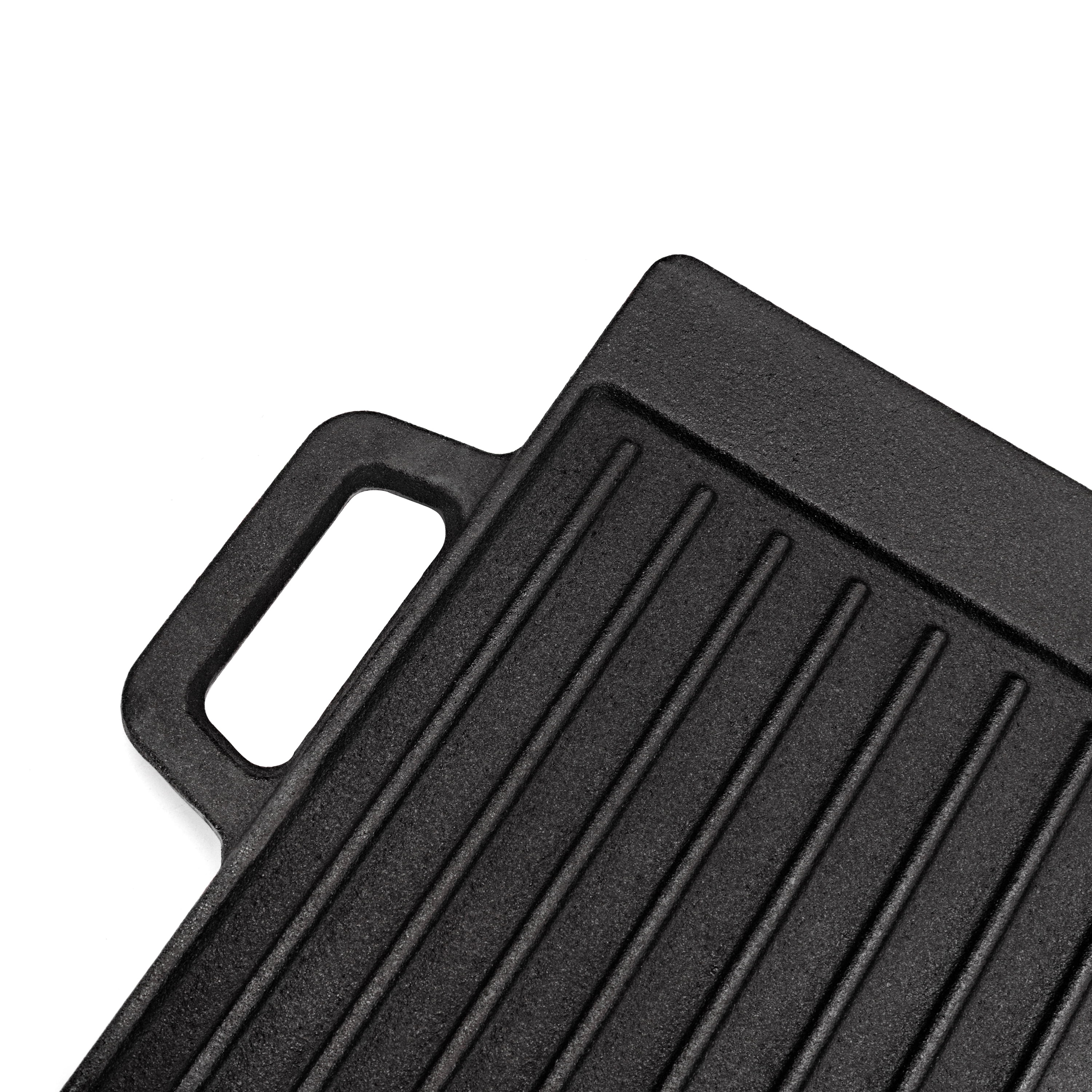 Expert Grill Deluxe Cast Iron Reversible Grill Griddle Plate, Black,Hand Wash