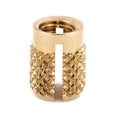 thumbnail image 2 of EZ Lok 240-006-BR, 6-32 Flush Press Insert, Brass, Lot of 50, 2 of 3