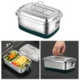 thumbnail image 4 of AMLESO Stainless Steel Bento Lunch Box Kids Container Storage Metal for Camping 1200ml, 4 of 8