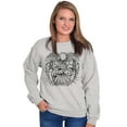 thumbnail image 3 of Bald Eagle Traditional American Unisex Plus Fleece Graphic Sweatshirt Brisco Brands 4X, 3 of 5