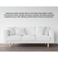 thumbnail image 2 of A1HC 22x22 Inch Square Decorative Velvet Throw Pillow Covers, Set of 2, White – Soft, Luxurious Cushion Covers for Sofa, Bed & Home Decor, 2 of 5