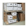 thumbnail image 2 of Universal Basic-Duty Economy Record Storage Boxes, Letter/Legal Files, 12" x 15" x 10", White, 10/Carton, 2 of 7