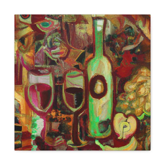 Wine and Expressionism - Canvas