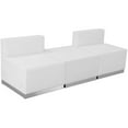 thumbnail image 1 of Flash Furniture Hercules Alon 3 Piece Reception Seating in White, 1 of 6