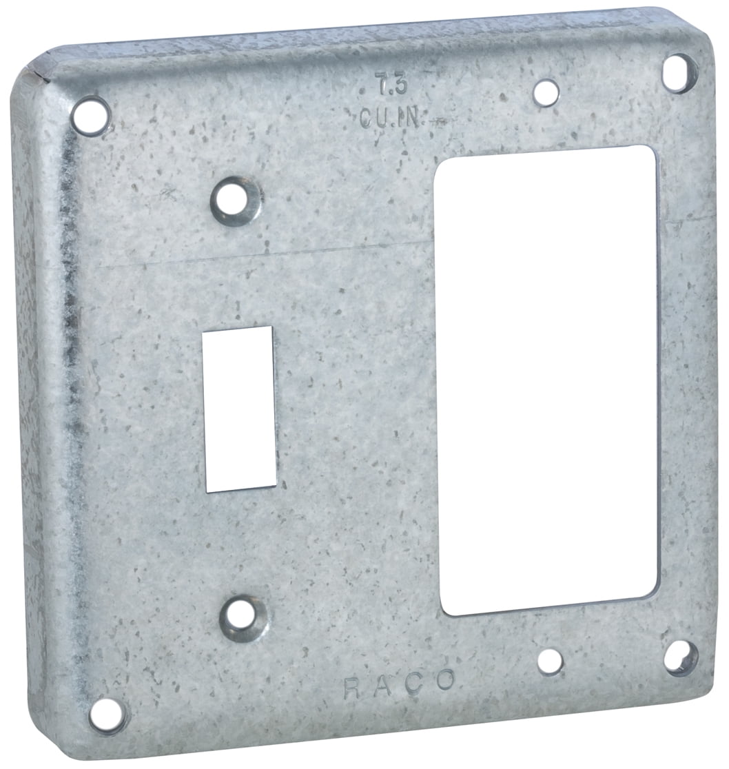 4" Square Exposed Work GFCI & Toggle Switch Covers