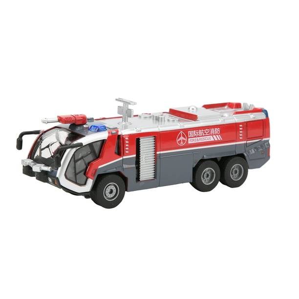 Modèle De Camion De Pompiers 1: 50, Jouet De Modèle De Camion De Pompiers  De Simulation D'effet Sonore Et Lumineux 