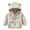 Grey, variant on Jackets Girls Girls Winter Coat Rabbit Ears Hooded Long Sleeve Jacket Zipper Thicken Windproof Warm Outwear Kids Winter Jacket,12-18 Months