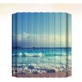 thumbnail image 3 of HTOOQ Mer Vague Plage Salle de Bain Rideau Imperméable Douche Rideau de Bain d'Impression Anti- Rideau de Douche pour la Maison Salle de Bain Dortoir Décoration de la Maison, 3 of 9