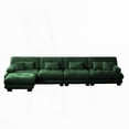 thumbnail image 5 of Modern Minimalist Chenille Fabric L-Shaped Couch 220cm for Living Room, 5 of 19