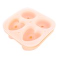 thumbnail image 2 of Bandeja de hielo de silicona Molde grande para cubitos de hielo Bandeja para cubitos de hielo para congelador Bandeja para hielo con forma de corazón de rosa, 2 of 5