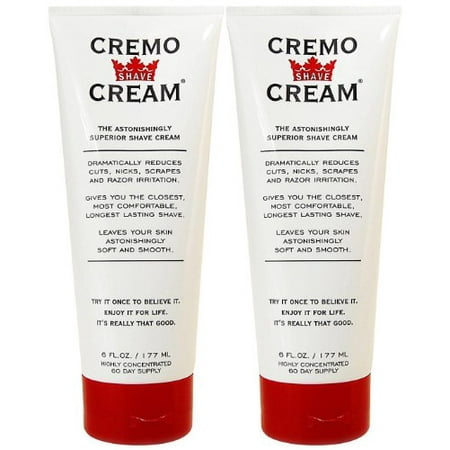 Cremo Original Shave Cream, Astonishingly Superior Smooth Shaving Cream Fights Nicks, Cuts And Razor Burn, 6 Ounces