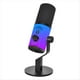 thumbnail image 1 of Micrófono Dinámico de Escritorio USB/XLR RGB para Podcasting, Grabación, Juegos y Transmisión en . Micrófono Dinámico XLR/USB., 1 of 5