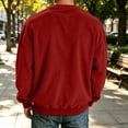 thumbnail image 5 of Kezqiaxn Sweatshirts for Men Fall Long Sleeve Pullover Athletic Tops Pockets Crewneck Sweatshirt Plus Size Fashion, 5 of 6