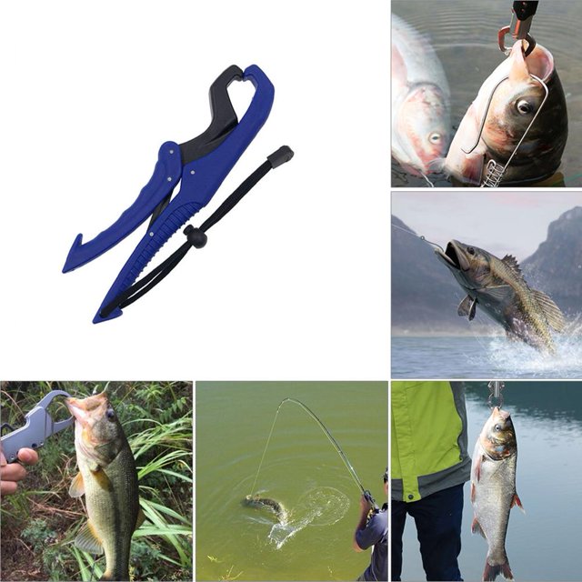 Fish Controller 6 pulgadas Lip Grip Holder Abrazadera Pesca Pinza Herramientas Azul JShteea Para Estrenar