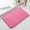 Hot Pink, variant on Byujiro Floor Mat 1pc Foam Bath Rug Embossed Bathroom Mat Water Absorbent and Washable Bath Rugs Non-Slip Thick Soft and Comfortable Carpet for Show Door Mat