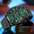 thumbnail image 5 of Curren Man Luxury Big Brand Leather Quartz Wristwatches With Chronograph New Fashion Trend Male Watches - Quartz Wristwatches, 5 of 6