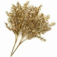 thumbnail image 5 of Artificial Plants for Christmas, Plastic Grass Faux Shrubs Fake Leaves Simulation Bushes Home Indoor Outdoor Garden Wedding Festival Decoration Hall Office Table Planter Filler – Gold 2 Pack, 5 of 5
