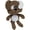 Brown, variant on goDog Checkers Fat Rooster Squeaky Plush Dog Toy, Chew Guard Technology - White Large