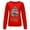 Red, variant on Birdeem 2020 Fashion Autumn New Product Christmas Tree Print O-Neck Sweater