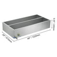 thumbnail image 5 of KFFKFF Evaporation Pan for Maple Syrup, Capacity of 47 Gallons, Produces 683 Servings of 8.8oz Syrup, Equipped with Thermometer and 1 Valve, Offers 3 Ways of Heating, 5 of 9
