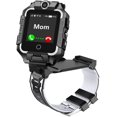 thumbnail image 1 of 4G Kids Smart Watch for Boys Girls, Liftable Waterproof Safe Smartwatch Phone with 360° Rotatable GPS Tracker Calling SOS Camera WiFi for Kids Children Students Ages 3-12 Birthday Gifts, Black, 1 of 7