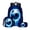 Blue, variant on Soccer Printed Backpack Set for Boys,16in Bookbag for School,3 Pieces Daypack with Shoulder Bag & Pencil Case,Lightweight Backpacks for School Teens Students