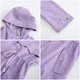 thumbnail image 5 of Chaquetas y prendas de vestir casuales con capucha de manga larga para mujer, blusas sin mangas regulares cómodas con capucha de manga larga de invierno, blusa de poliéster para mujer, 5 of 5
