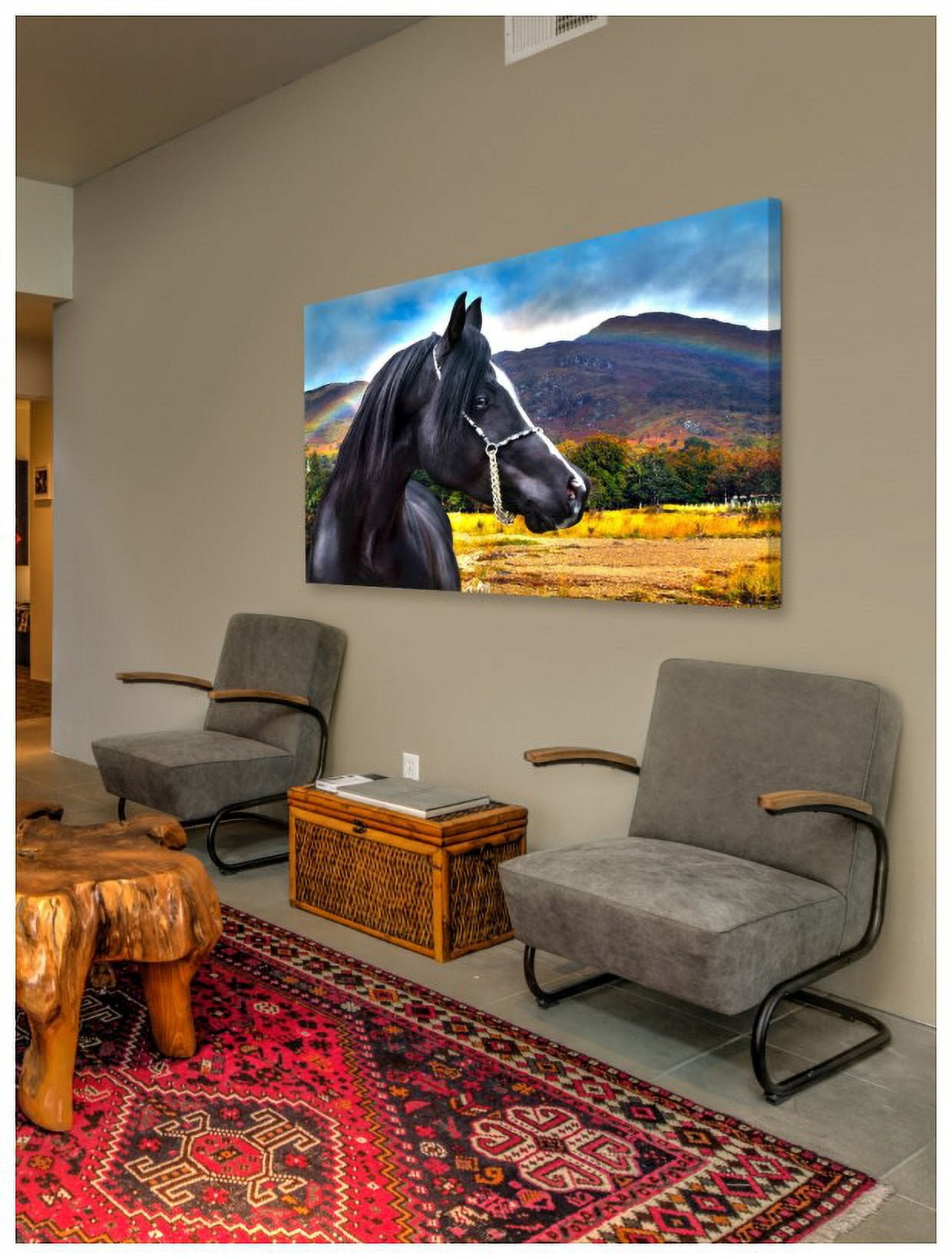 Marmont Hill "Rainbow" by Maggie Dee Painting Print on Canvas