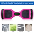thumbnail image 4 of SISIGAD 6.5" Two-Wheel Self Balancing Hoverboard with Bluetooth LED Lights Electric Scooter Hoverboard for Kids Pink, 4 of 5