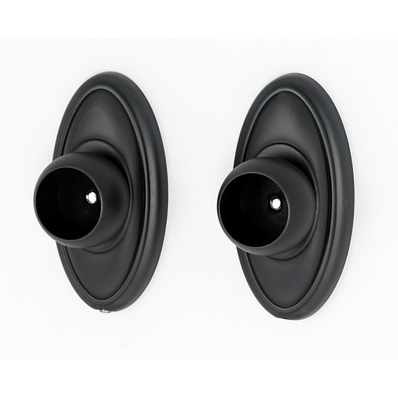 Arch Shower Rod Brackets - Finish: Bronze