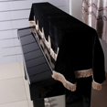 thumbnail image 4 of 88-key Electronic Piano Keyboard Cover Pleuche Fastener Tape Decorated with Fringes Beautiful, 4 of 4