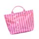 thumbnail image 5 of Bolso informal de fin de semana, bolsa de la compra, bolso de trabajo de PVC a rayas, bolso de playa, bolso de hombro para enfermera Rosa, 5 of 9