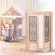 thumbnail image 3 of Puerta de madera en miniatura TUNC para casa de muñecas 1:12 Sencillez, 3 of 5