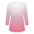 thumbnail image 4 of Jewelreauty Tunic Tops for Women Elbow Length Notch Neck Casual Button Blouses Summer Casual Tees, 4 of 5
