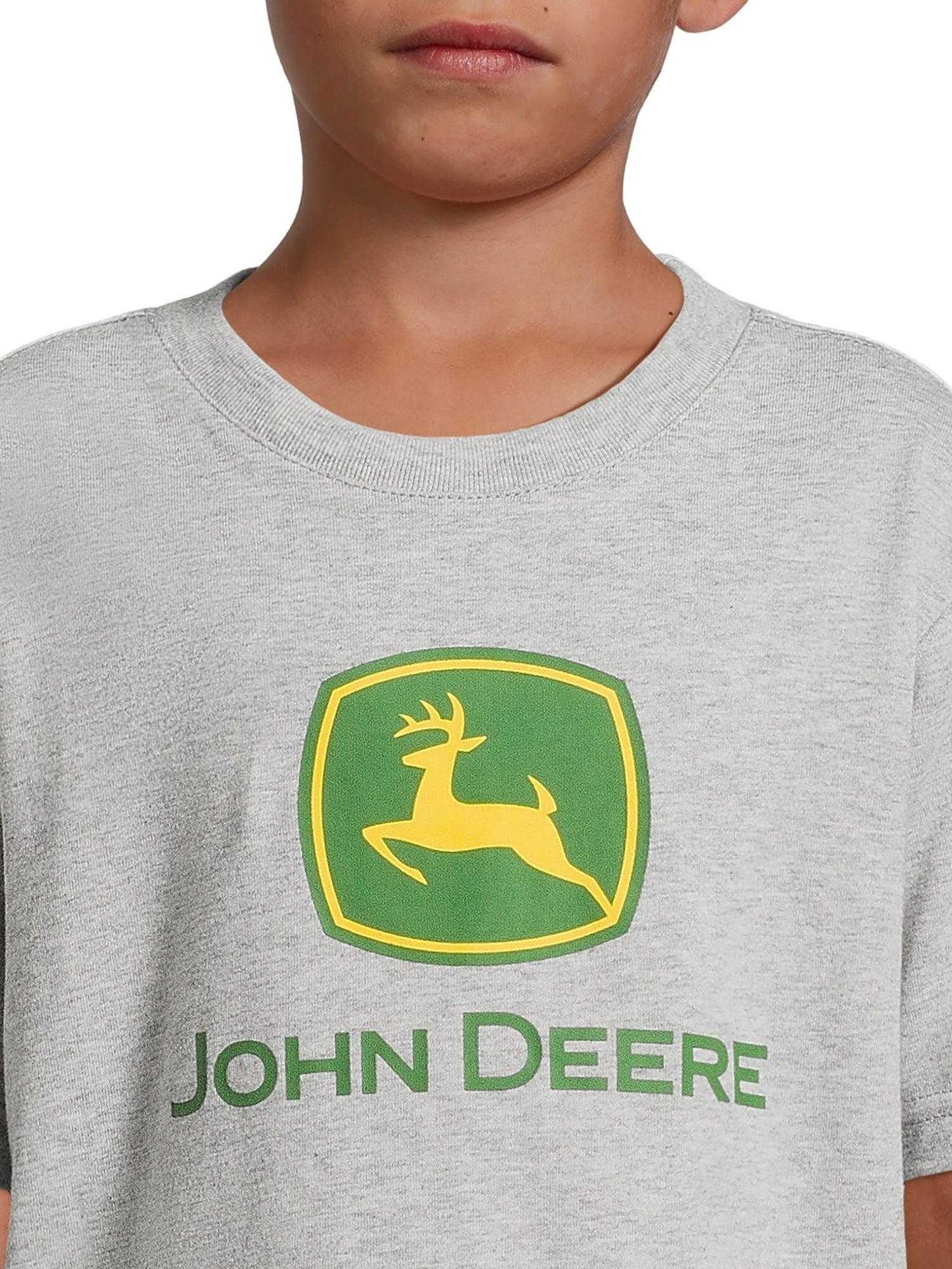 John Deere Boy's Short Sleeve Graphic Crewneck T-Shirt, Sizes 4 - 18