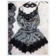 thumbnail image 1 of Ropa interior sexy para mujer, ropa interior sexy, estilo europeo y estadounidense, conjunto de ropa para el hogar con pestañas de gran tamaño, 1 of 6